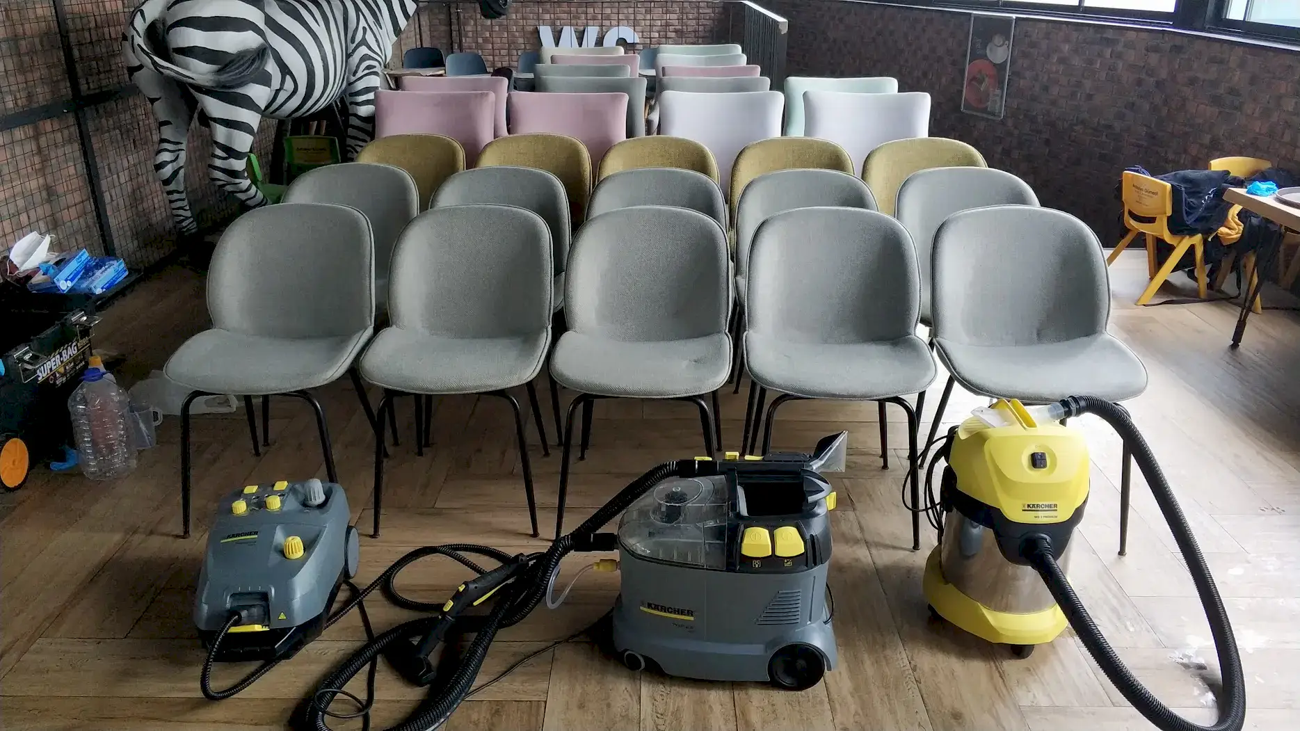 Halı Yıkama öncesi - Restoran Halı Temizliği - Merkez